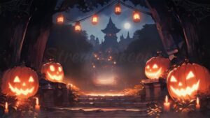 Halloween Animated Vtuber Background