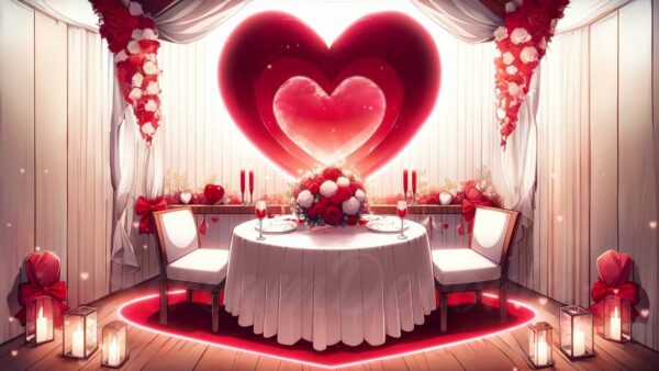 Vtuber Background for Valentine's Day